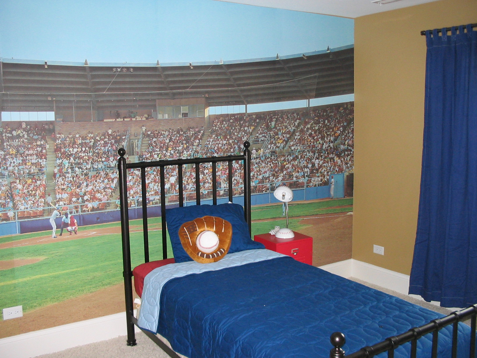 Sports themed bedroom  Hirshfield's Color Club